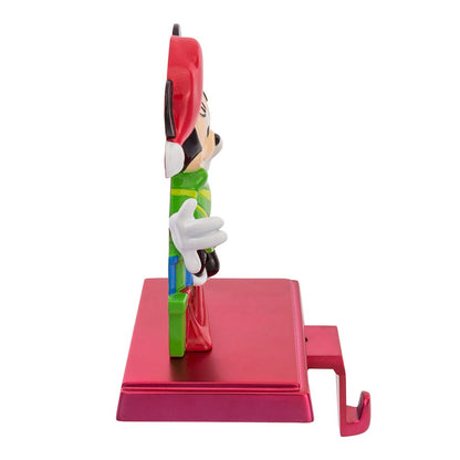 Minnie Mouse Stocking Hanger with Retractable Hook, red base, by The Country Christmas Loft on Tampa Home & Garden Store
