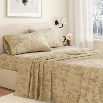 Classic Turkish Cotton Flannel Sheet and Pillow