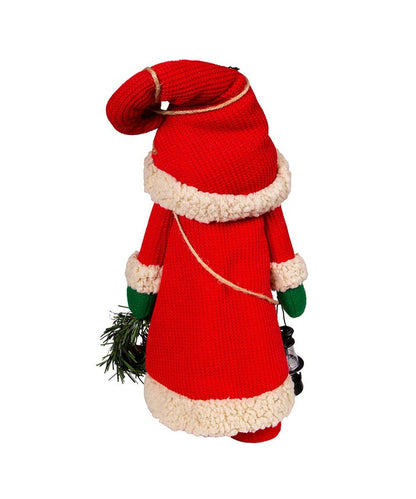 Figura navideña de gnomo de pie