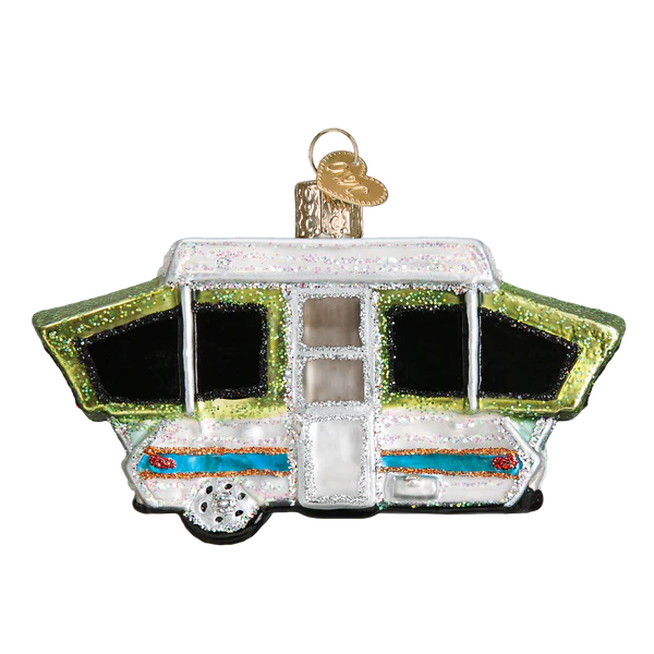 Tente pliante de Noël à l'ancienne