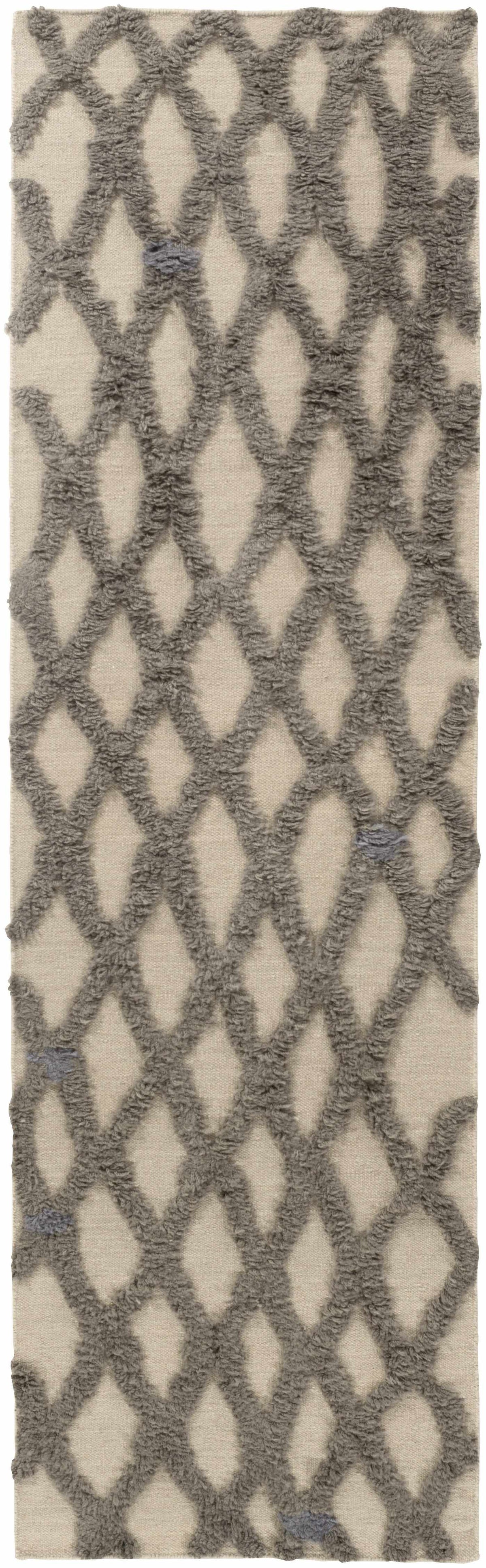 Clare and Contemporary Wool Carpet Charcoal