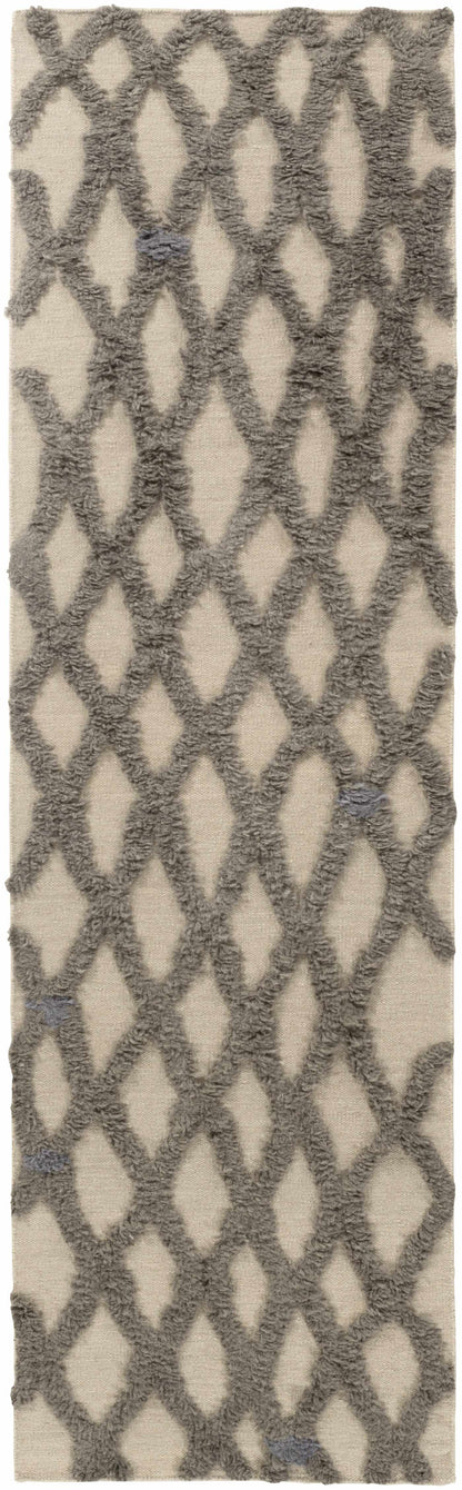 Clare and Contemporary Wool Carpet Charcoal