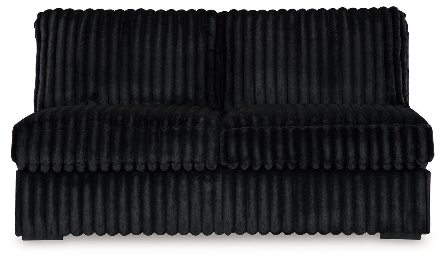 Midnight Madness Sectional and Jumbo Corduroy
