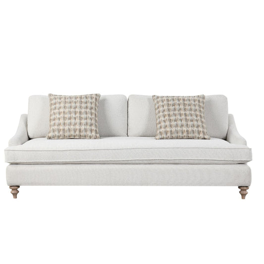 Sofa Single Reverable Cushion with 2 Pillows off white HouseOfZazla patterned pillows on Tampa Home & Garden Store