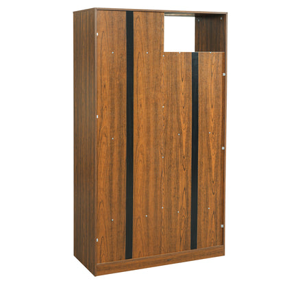 Modern 2 in 1 Wood Bookshelf Cat House by HouseOfZazla brown wood with black straps on Tampa Home & Garden Store