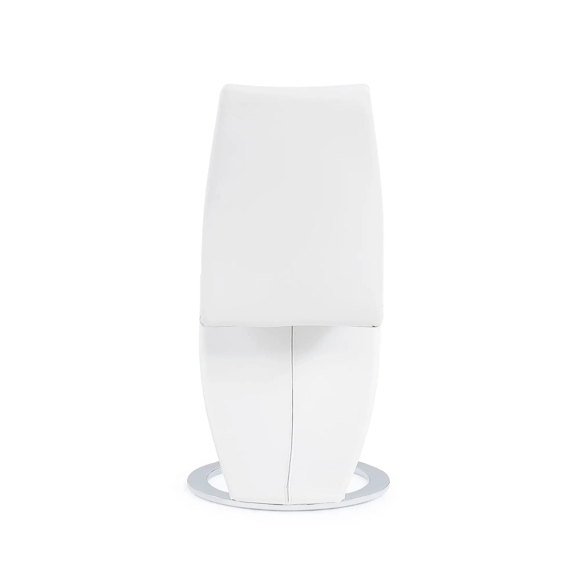 Marcus Horseshoe Dining Chairs set of 2, white leatherette by Unique Piece Furniture on Tampa Home & Garden Store