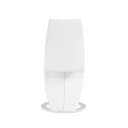 Marcus Horseshoe Dining Chairs set of 2, white leatherette by Unique Piece Furniture on Tampa Home & Garden Store