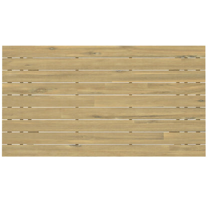 Kona and the Light Teak Outdoor Dining Table