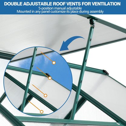 Outdoor Polycarbonate House and Raised Metal Base