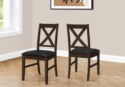 Transitional Upholstered Dining Chairs Set of 2