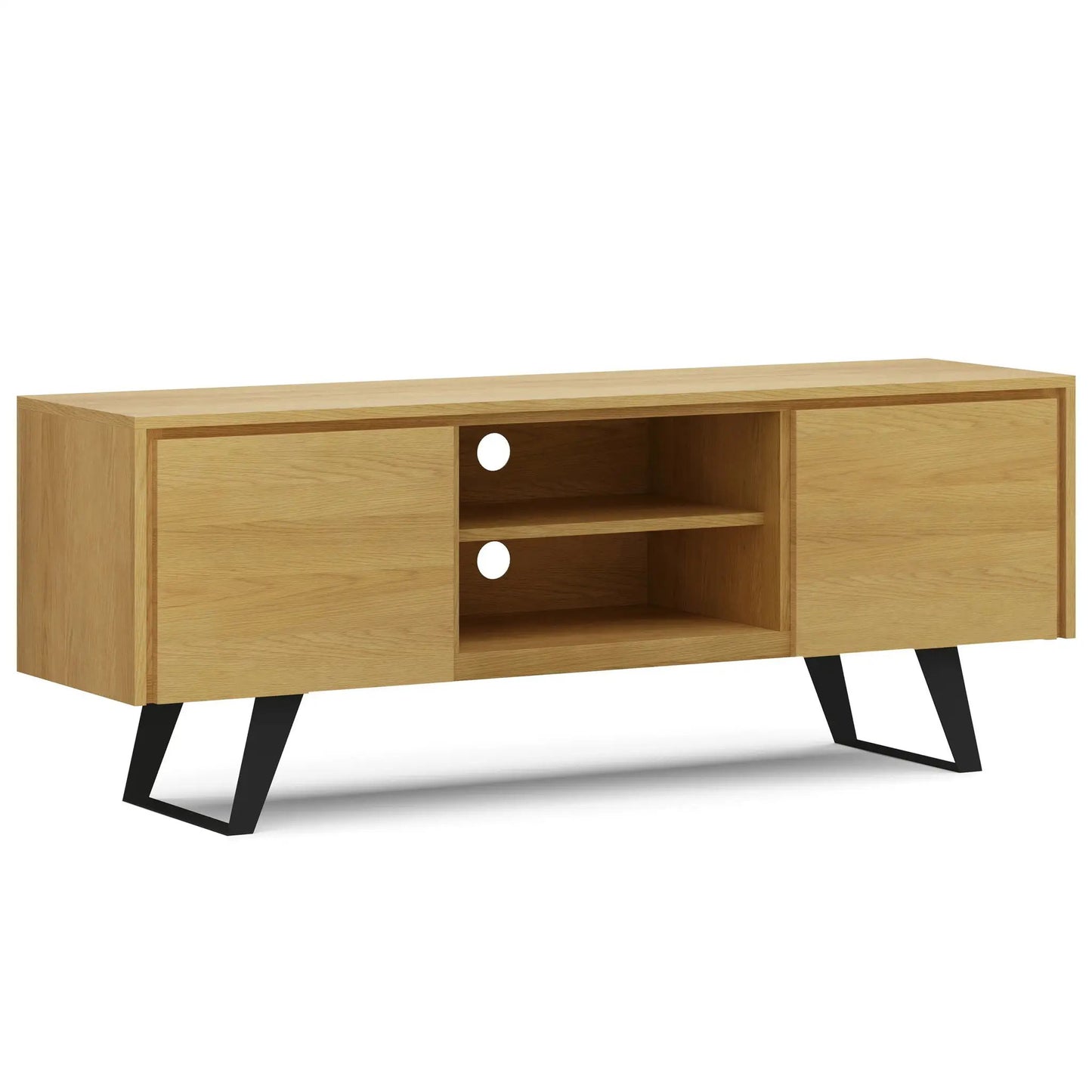 Lowry Handcrafted TV Media Stand With Doors