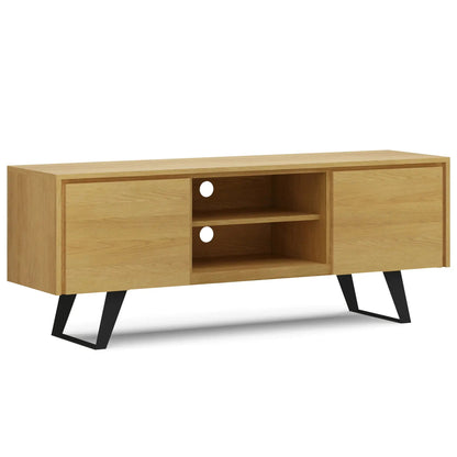 Lowry Handcrafted TV Media Stand With Doors