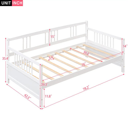 Multifunctional Modern Daybed white wooden storage bed frame by Unique Piece Furniture on Tampa Home & Garden Store
