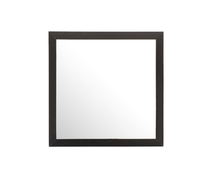 Burlington wall mirror with dark black wood frame by HouseOfZazla on Tampa Home & Garden Store