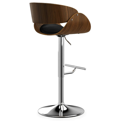 Mid Century Modern Adjustable Swivel Bar Stool