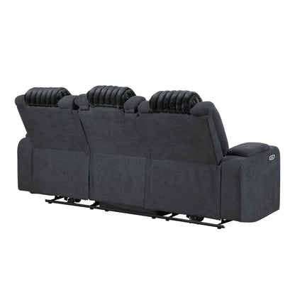 Duran Power Reclining Sofa and Drop Down Table