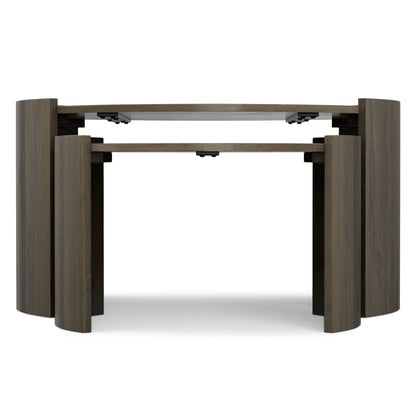 Gray nesting tables 2-piece set in sustainable mango wood by HouseOfZazla on Tampa Home & Garden Store