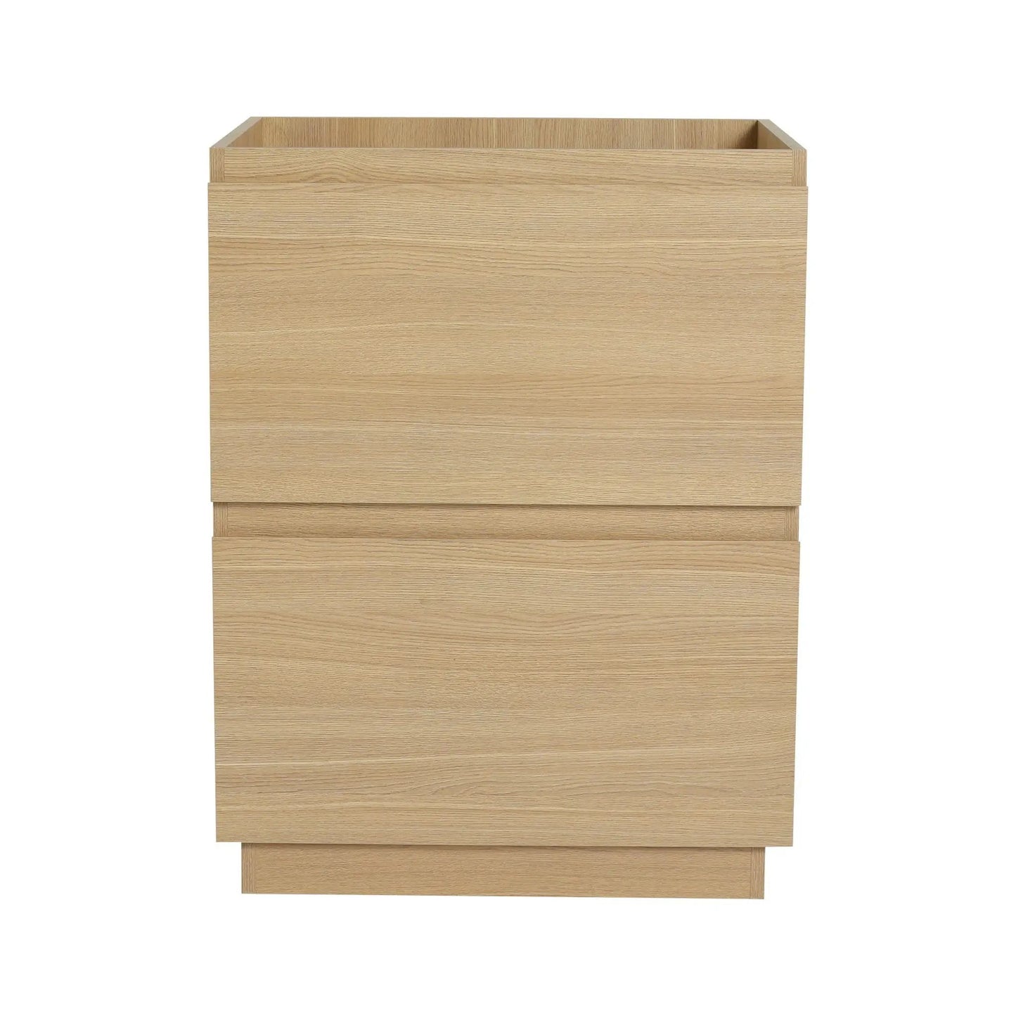 Modern Freestanding Vanity with Double Drawer