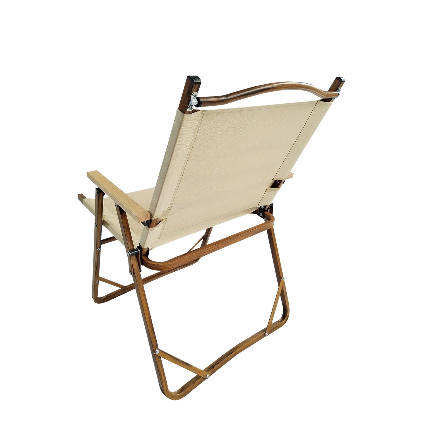 Foldable And Portable Chair Set Of Four Brown