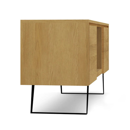 Lowry Handcrafted TV Media Stand With Doors