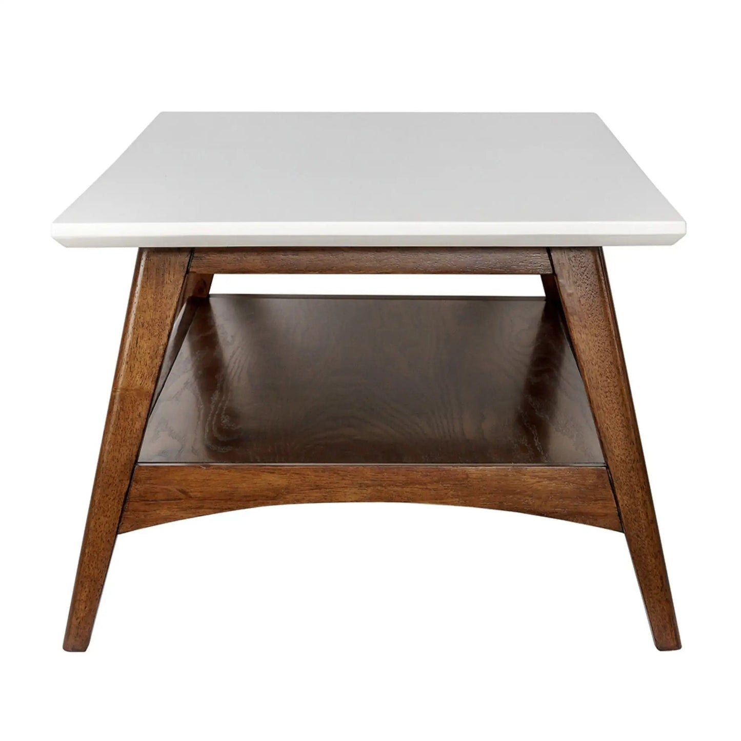 Modern Table With Extra Storage coffee table by Unique Piece Furniture, light gray top on Tampa Home & Garden Store