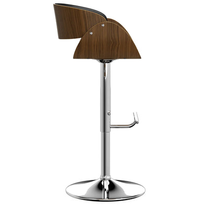 Mid Century Modern Adjustable Swivel Bar Stool