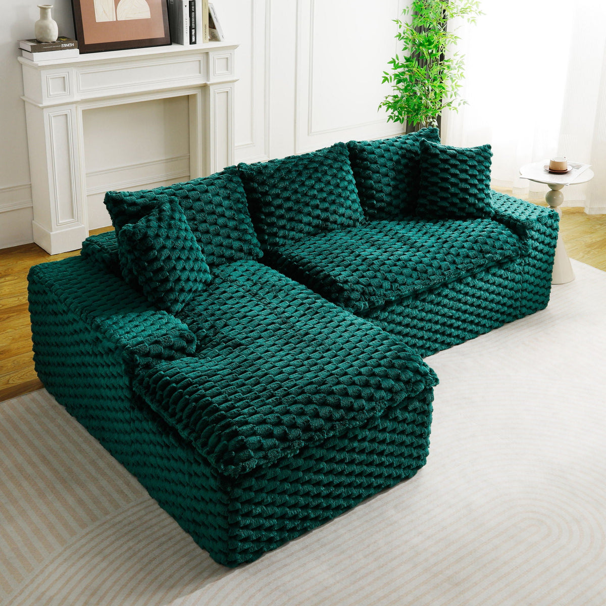 Modular Convertible Sofa and Twin Chaise Lounge