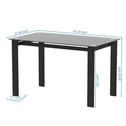 Glass Dining Table for Dining and Living Room