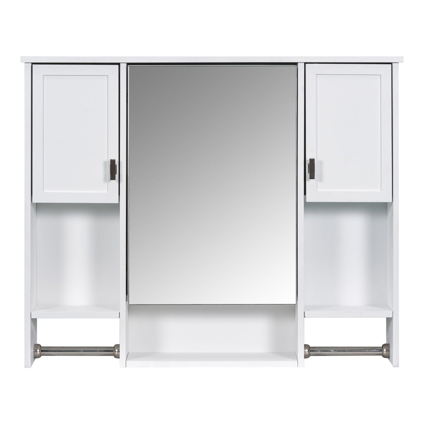 Wall Mounted Bathroom Cabinet and Mirror Shelf