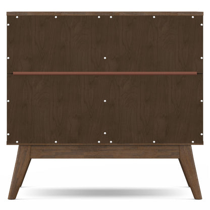 Wine cabinet solid acacia wood brown with visible screws along edges and long base leg detail on Tampa Home & Garden Store