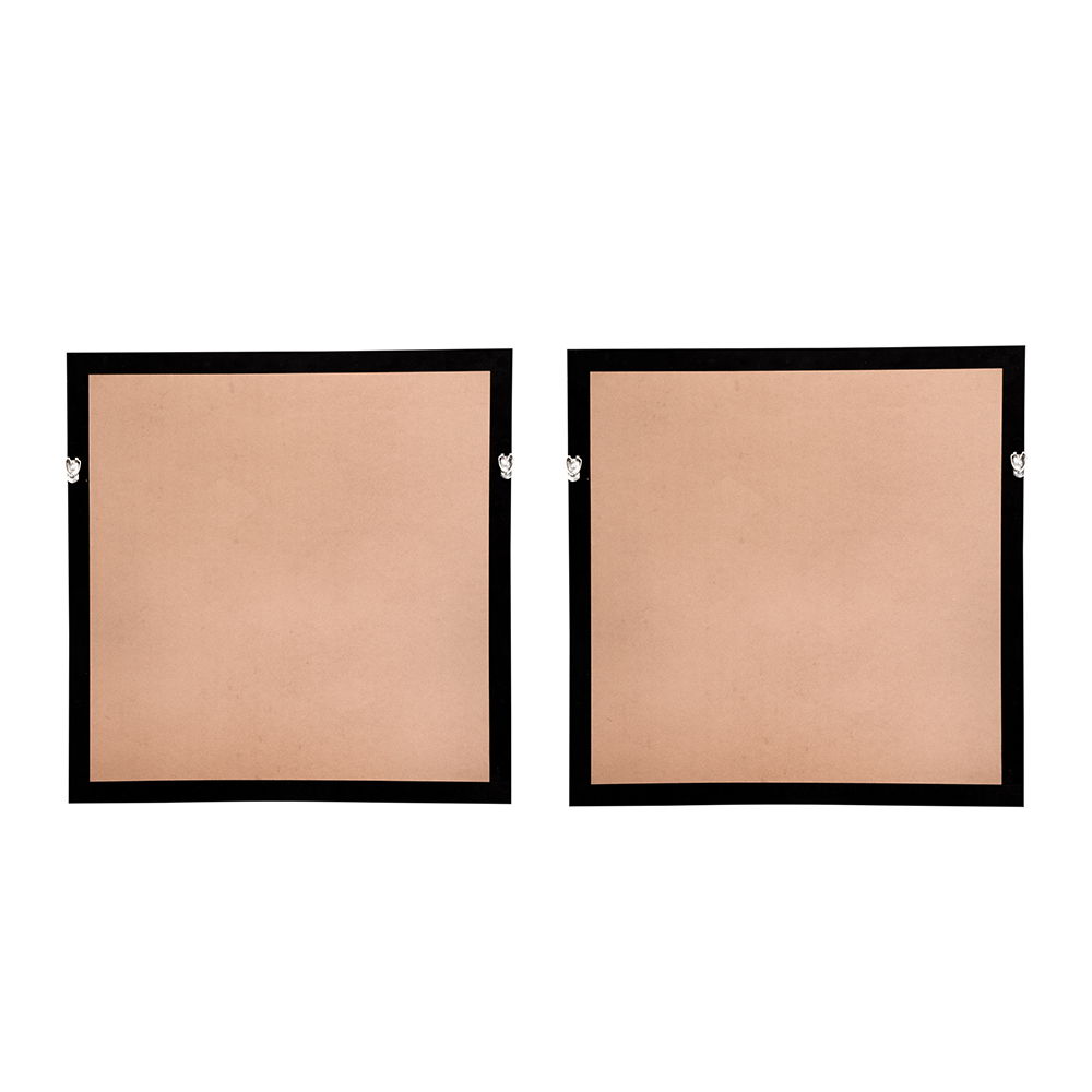 Grace Purple Agate Shadow Boxes Set of 2 by HouseOfZazla, black frames with kraft back on Tampa Home & Garden Store