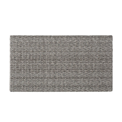 Puerta 4-Piece Outdoor Furniture Set by HouseOfZazla, gray woven wicker outdoor sofa on Tampa Home & Garden Store
