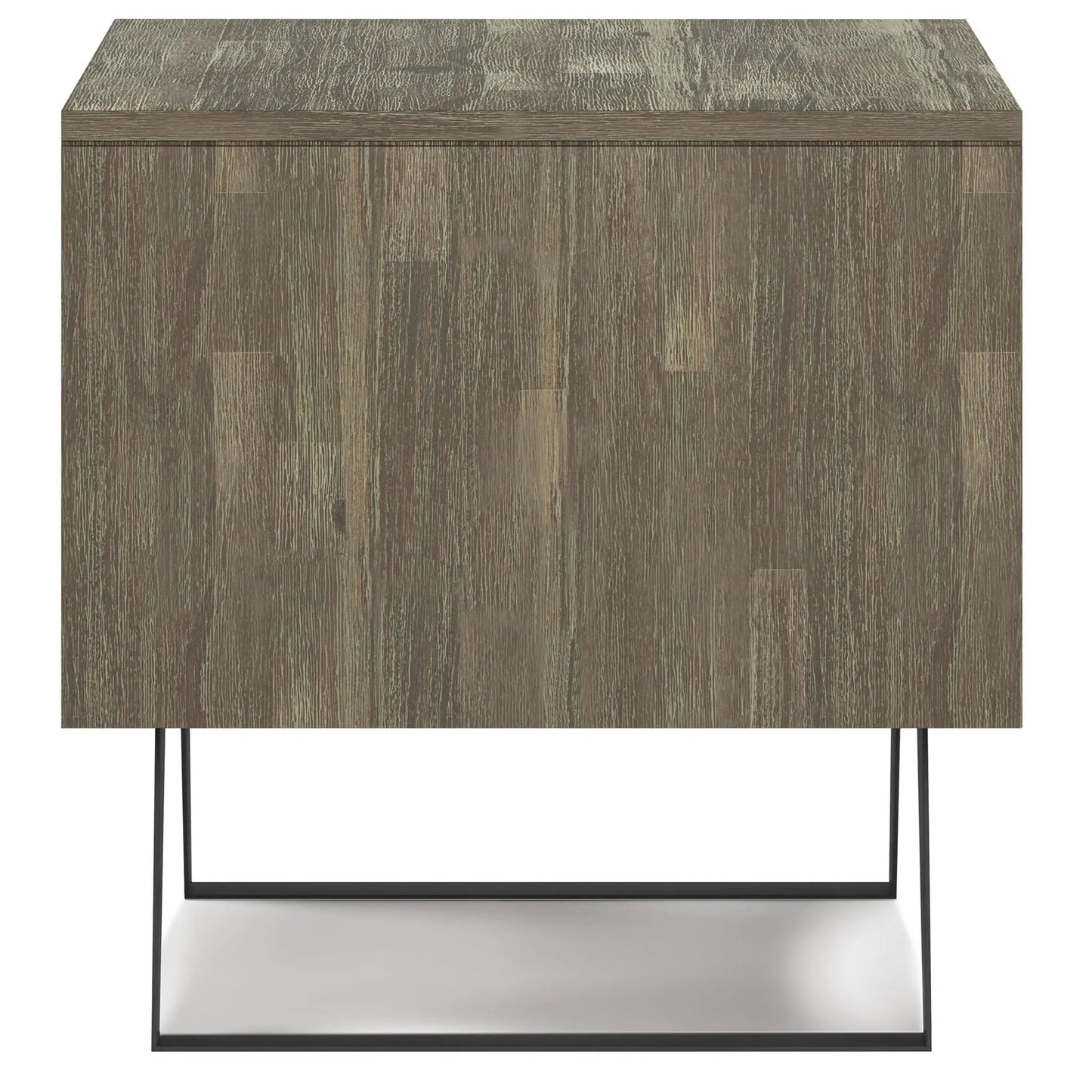 Lowry Handcrafted End Table with Acacia Drawer