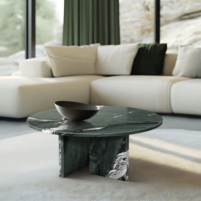 Luxury Marble Coffee Table With Unique Veining