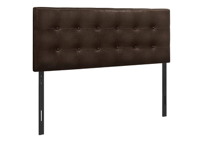 The Brown Faux Leather Upholstered Headboard