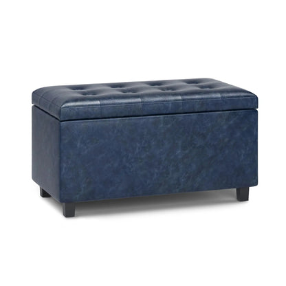 Cosmopolitan Upholstered Storage Ottoman Bench
