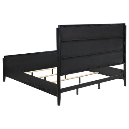 Ennis 4-Piece Bedroom Set black metal bed frame by HouseOfZazla on Tampa Home & Garden Store