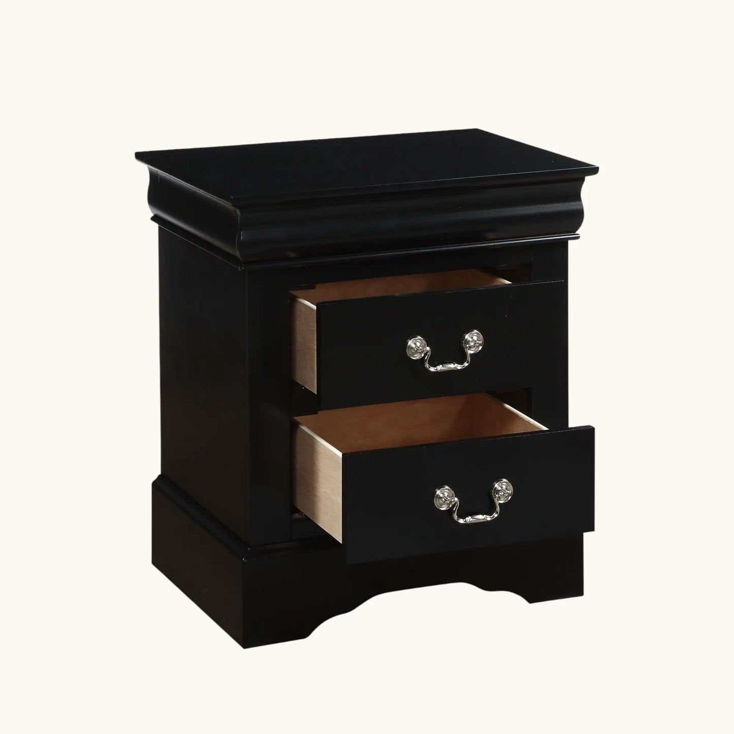 Louis Philippe III Sleek Design Nightstand