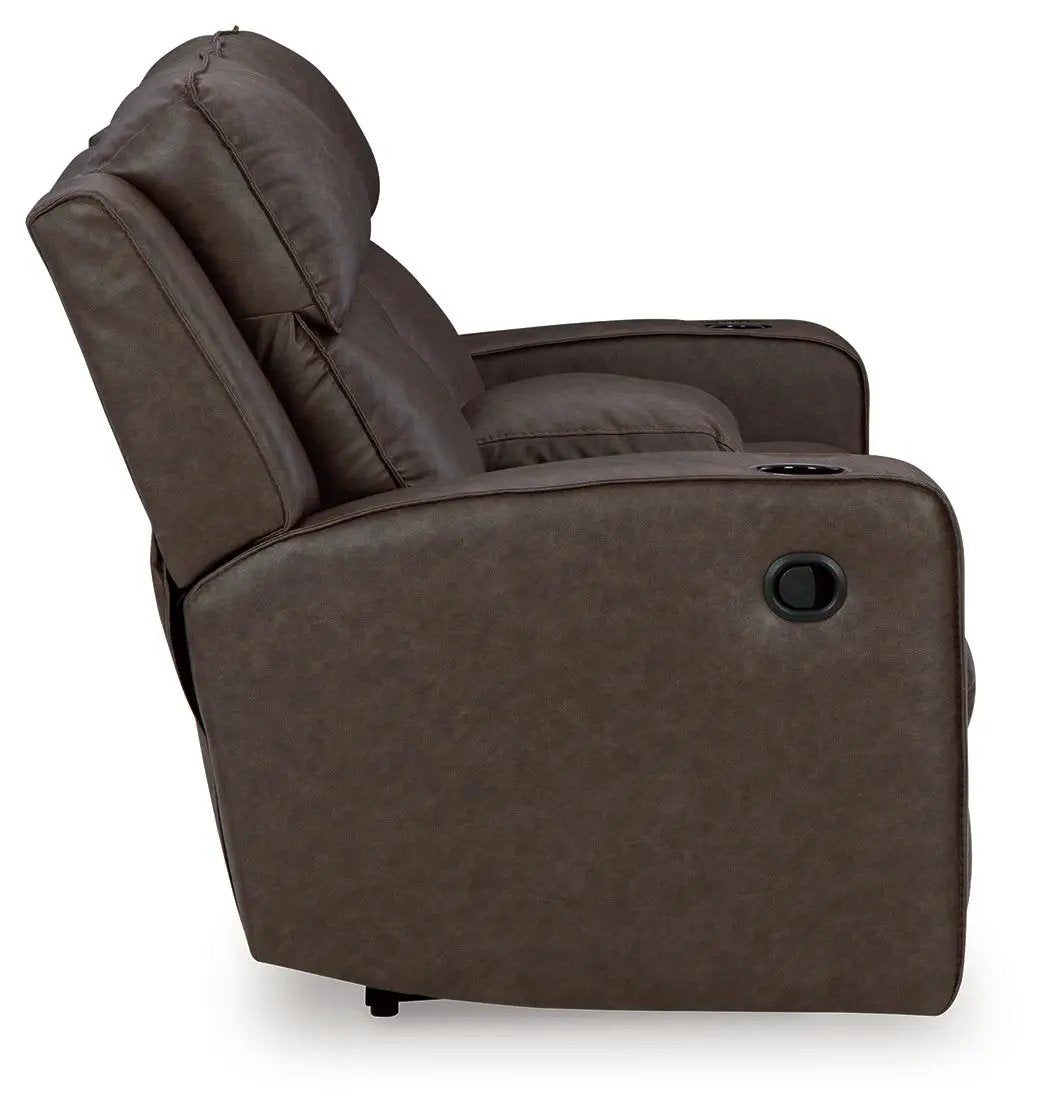 Lavenhorne Double Reclining Loveseat Granite
