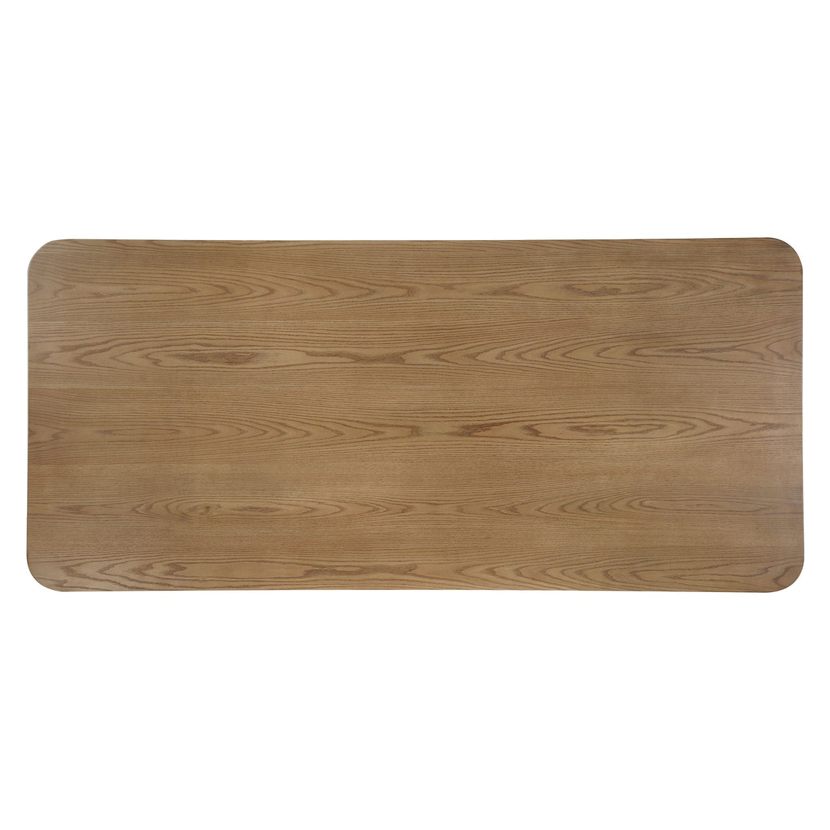 Oak dining table top with natural wood grain and rounded corners on Tampa Home & Garden Store