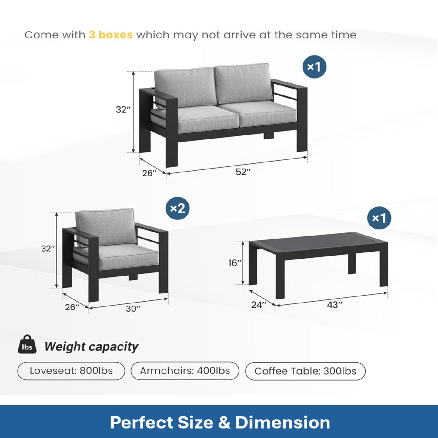 Heavy Duty Patio Set And The Thick Soft Cushions