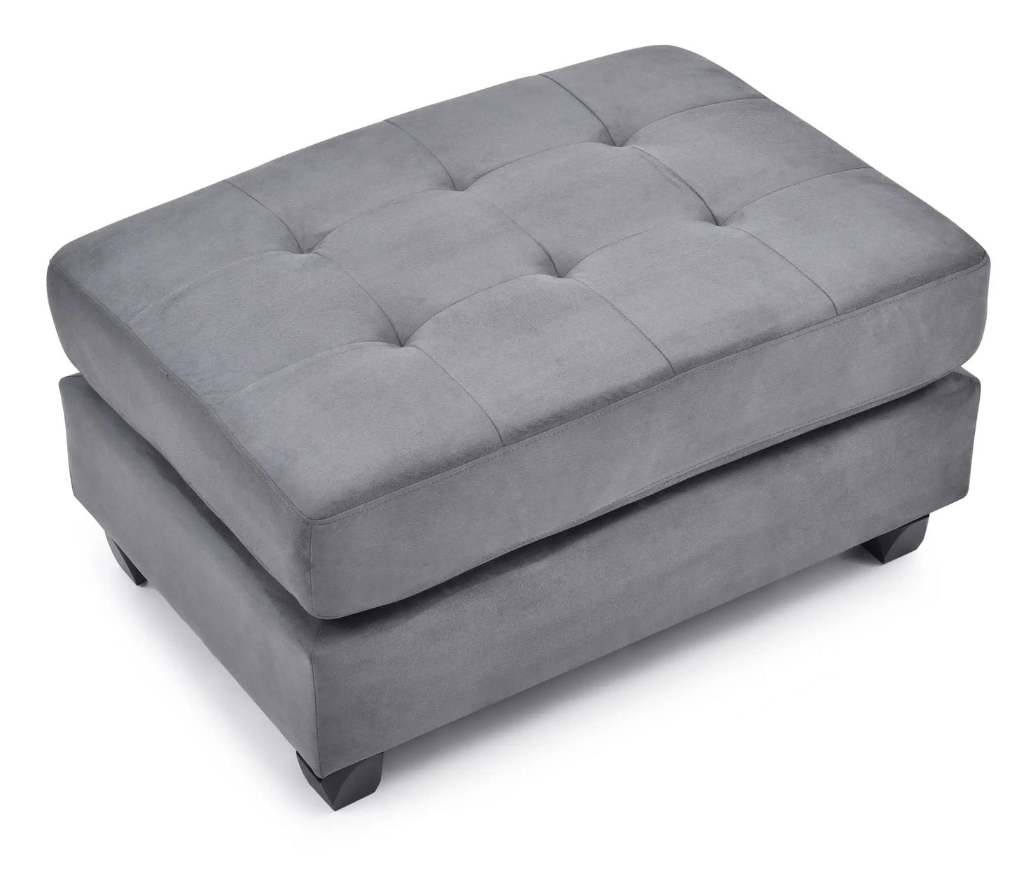Chic Contemporary Storage Ottoman Tufted Cushion
