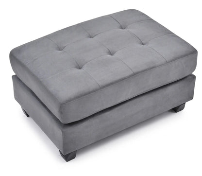 Chic Contemporary Storage Ottoman Tufted Cushion