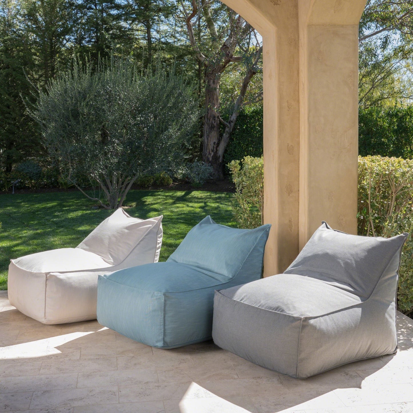 Ettie Water Resistant Fabric Bean Bag Chair