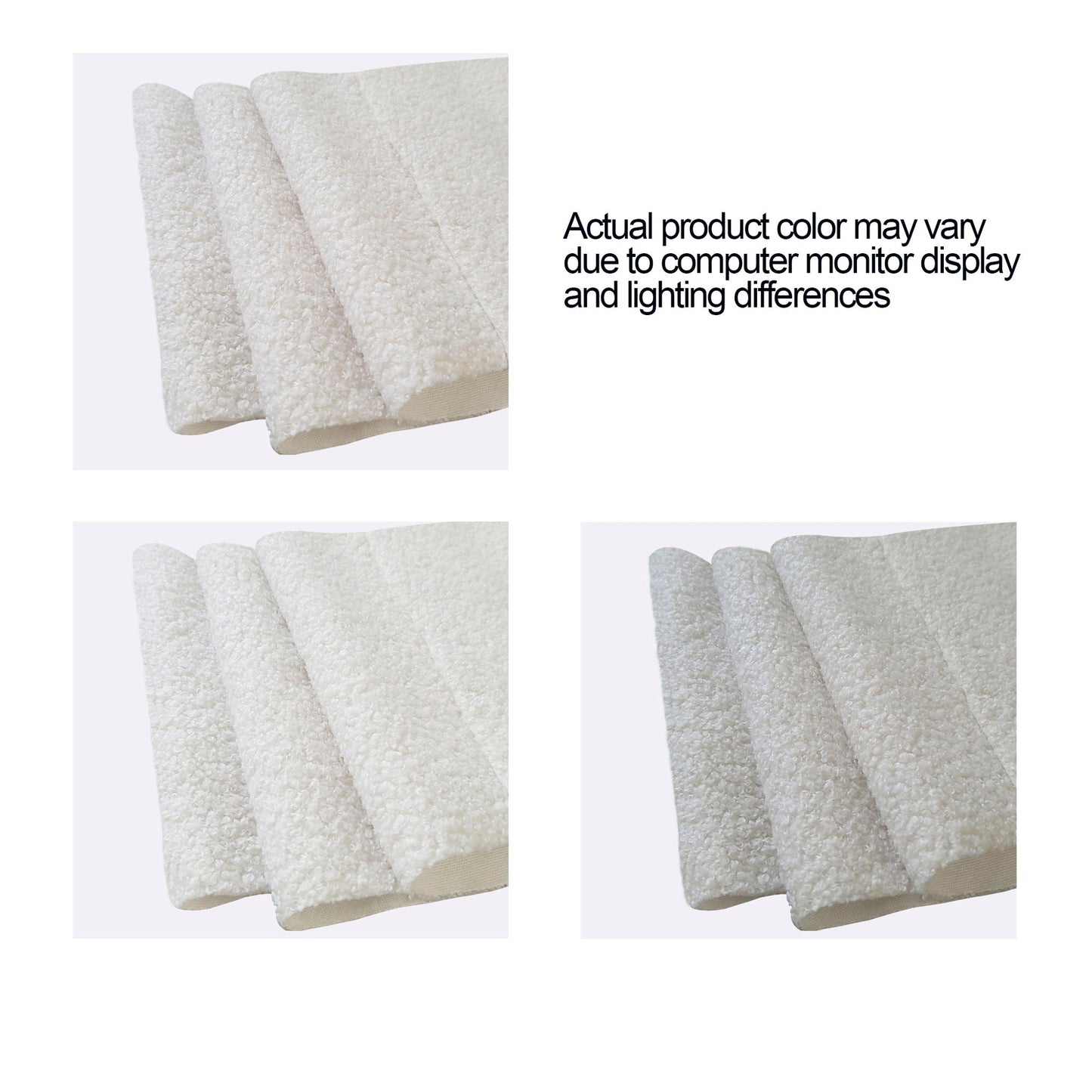 Elena - Boucle Upholstered Daybed, Ribbed Tufted Backrest in cream boucle by HouseOfZazla on Tampa Home & Garden Store