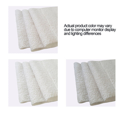 Elena - Boucle Upholstered Daybed, Ribbed Tufted Backrest in cream boucle by HouseOfZazla on Tampa Home & Garden Store