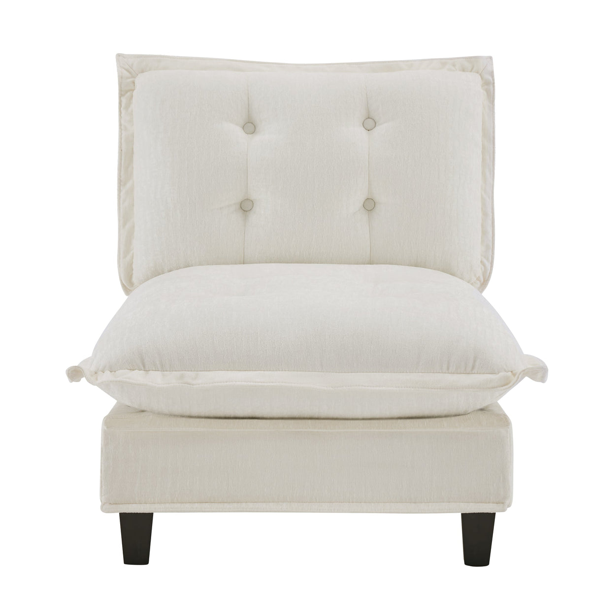 73 Inch Armless Sofa and Chenille Covers