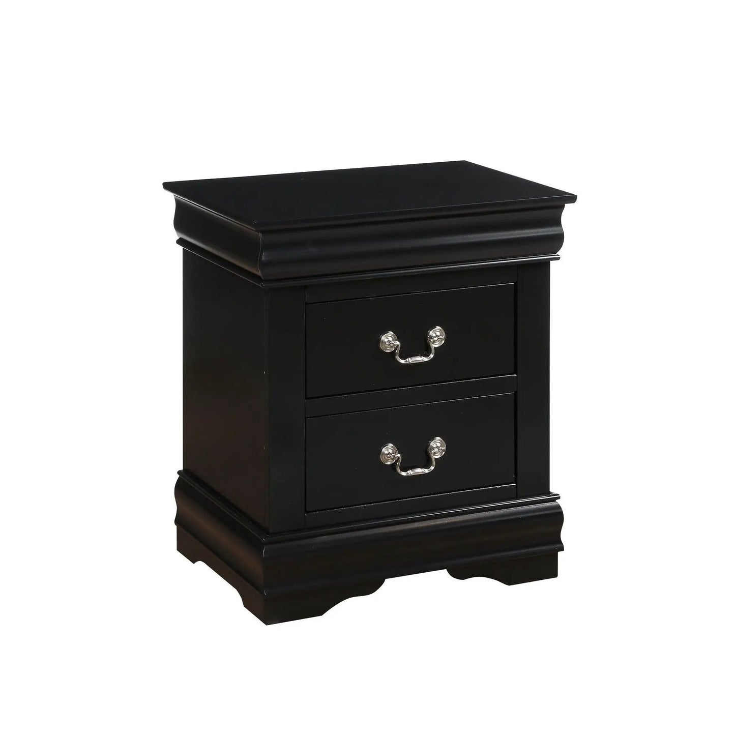 Louis Philippe Accent Nightstand With Drawers