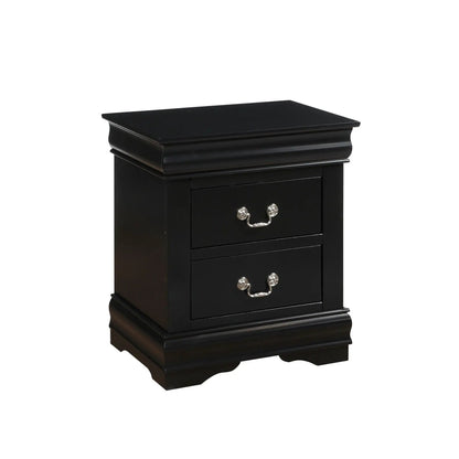 Louis Philippe Accent Nightstand With Drawers