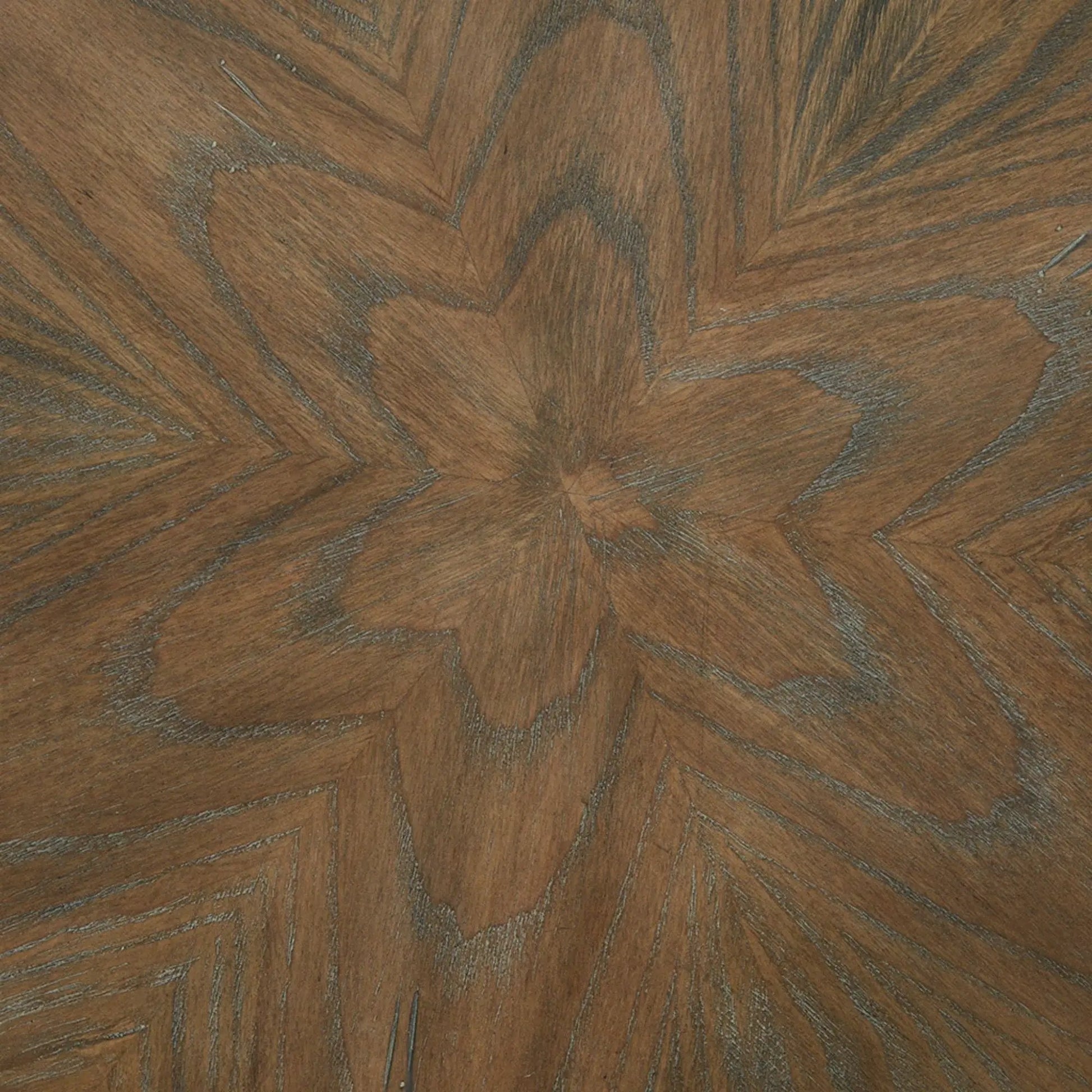 Table With Reclaimed - Natural reclaimed wood parquet pattern table on Tampa Home & Garden Store